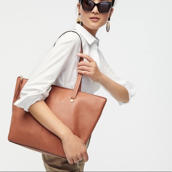 J. Crew Handbags - NWT J.CREW Devon Zip-top Tote Bag